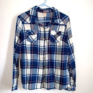 Mossimo Plaid Flannel Shirt